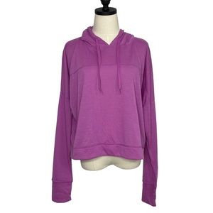 Three Sixty Six Long Sleeve Crop Top Hoodie